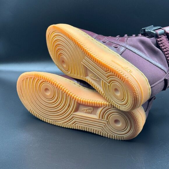 Nike SF Air Force 1 High Deep Burgundy - Picture 9 of 11